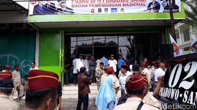 Ini Penampakan Posko Prabowo di Dekat Rumah Jokowi