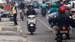 Aksi Nekat Pemotor Hindari Razia