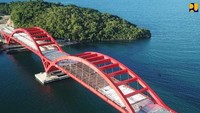 Jembatan Holtekamp di Papua. Lainnya ada juga Jembatan Samota di NTB, Jalan Akses Pelabuhan Trisakti di Kalsel, dan Jalan Batuaji - Kuaro di Kaltim. Foto: Dok. Kementerian PUPR