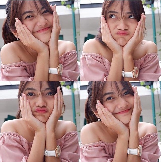 “Aku jadi partner Grab lagi kerja sama bareng Grab, disitu lagi ada kopdar atau kopi darat juara kota. Nah di akhir acaranya aku foto bareng para driver grab,“ cerita Mariah saat dihubungi Wolipop, Jumat (11/1/2019). Foto: Instagram @mariahstr