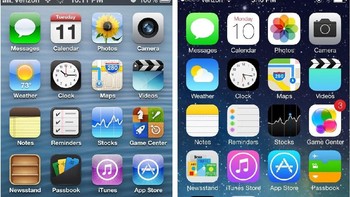 Skeuomorphism adalah tampilan antarmuka yang hadir sejak iPhone original. Tampilannya yang sedikit membingungkan akhirnya digantikan dengan antarmuka yang lebih flat dan minimalis di iOS 6. Foto: Medium