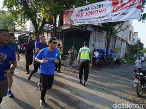 Sandiaga Lari Pagi di Grobogan dan Santap Tempe Setebal Dompet