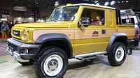 Jimny Sierra Pick up Style tampil dengan warna ngejreng yakni kuning. Foto: Dina Rayanti/detikOto