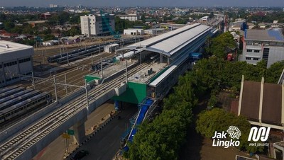 Lagi Dibangun, Begini Desain Stasiun Layang MRT Jakarta