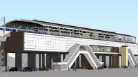 Ini adalah desain stasiun Cipete MRT Jakarta saat sudah jadi nanti. Foto: Dok. MRT Jakarta