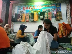 Kreatif, Warga Lapas Banyuwangi Ciptakan Motif Batik Gajah Oling