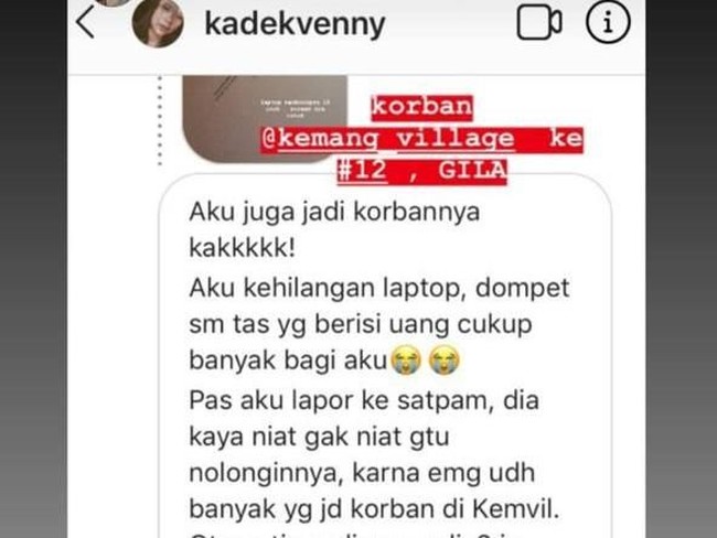 Mobil Dibobol di Parkiran Mal Kemang Village