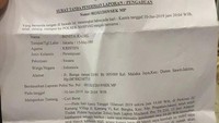 Bonita pun langsung melapor ke polisi atas kerugian yang menimpa dirinya. Foto: Pool