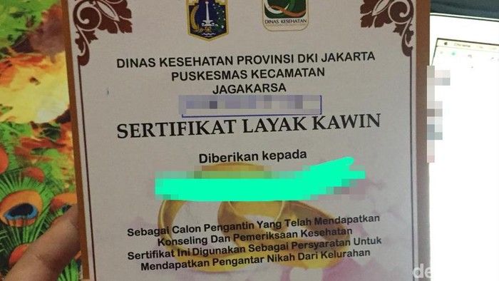 Berapa Sih Biaya Urus Sertifikat Layak Kawin Di Dki