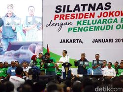 Ketika Jokowi Puji Para Driver Online