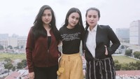 Nadya Arina, Michelle Ziudith dan Ayushita saat berkunjung ke kantor detikcom, Kapten Tendean, Jakarta Selatan belum lama ini.