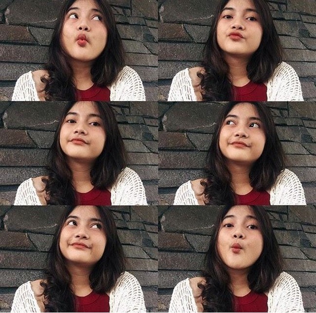 “Kaget, banyak yang ngiranya aku driver Grab,  tapi untungnya semua ngambil sisi positifnya. Banyak yang bilang kayak intinya sih aku cari rezeki halal, terus banyak yang semangatin juga,” terang Mariah. Foto: Instagram @mariahstr