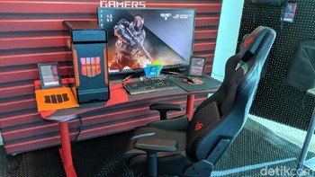 Kursi untuk bikin nyaman main game. Foto: Adi Fida Rahman/detikINET