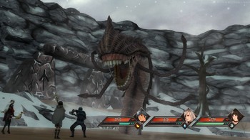 Salah satu adegan battle dalam game Legrand Legacy: Tale of the Fatebound. (Foto: dok. Semisoft)