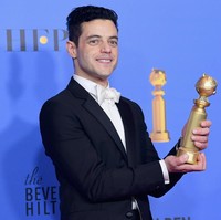 Sebelumnya di awal Januari ini, peran tersebut sudah mengantarkan Rami pada piala Golden Globe Awards 2019. (Foto: Getty Images)