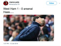Meme-meme Soal Arsenal Ditumbangkan West Ham