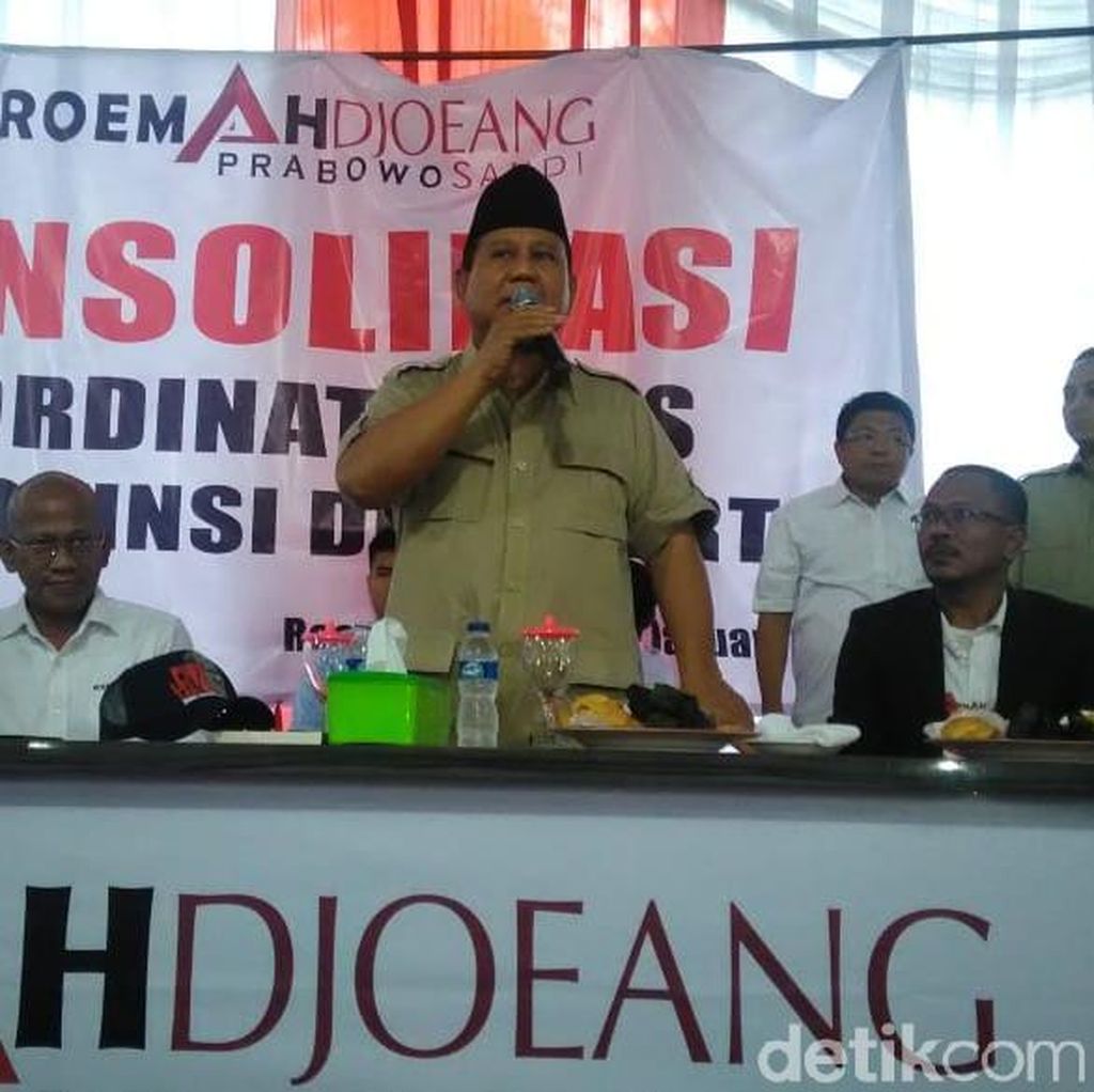 Prabowo: Kalau Mau Ganti Presiden, 17 April Kita Harus Menang