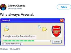 Meme-meme Soal Arsenal Ditumbangkan West Ham