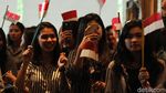 Budi Karya-Retno Marsudi Nyanyi di Deklarasi Perhimpunan Profesi Pilot Pro-Jokowi
