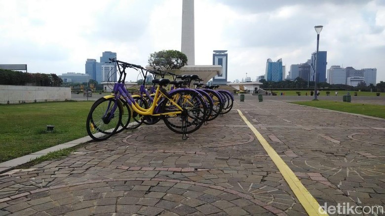 Menjajal Sepeda Gratis di Monas usai Diluncurkan 6 Bulan Lalu Menjajal Sepeda Gratis di Monas usai Diluncurkan 6 Bulan Lalu