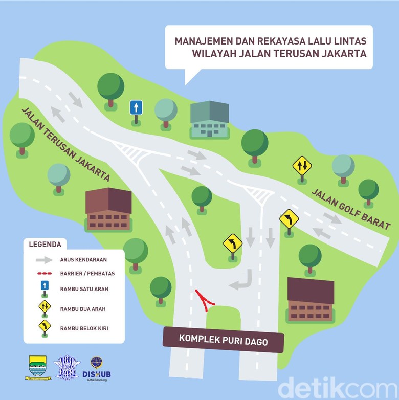 Besok, Jalan Kawasan Antapani dan Sukajadi Bandung Direkayasa Besok, Jalan Kawasan Antapani dan Sukajadi Bandung Direkayasa