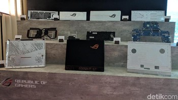 Penampakan ROG Mothership jika dipreteli. Foto: Adi Fida Rahman/detikINET