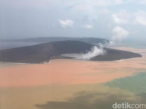 Gunung Anak Krakatau Erupsi, Terdeteksi Picu 16 Kali Gempa