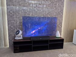 Penampakan TV Transparan yang Pukau Pengunjung CES 2019