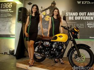 Kawasaki Sediakan Aksesori Asli W175 Bergaya Cafe Racer