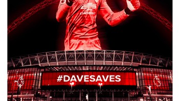 De Gea menguasai Wembley. Foto: istimewa