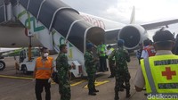 Pesawat dengan nomor lambung ET-AVN berangkat dari Addis Ababa, ibukota Ethiopia dengan tujuan Hong Kong. (Dok Dispen AU)