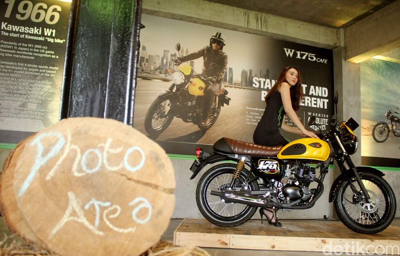 Kawasaki W175 Cafe. Foto: Rifkianto Nugroho Kawasaki W175 Cafe. Foto: Rifkianto Nugroho
