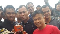 CVR Lion Air PK LQP itu ditemukan oleh penyelam bernama Serda Ttg Satria Margono.  (Dok PUSHIDROSAL)