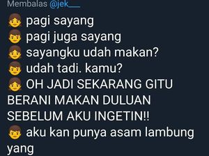 Begini Jawaban Netizen Saat Ditanya Makan Sama Pacar yang Posesif