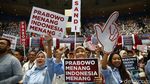Semangat Warga Ikuti Pidato Kebangsaan Prabowo