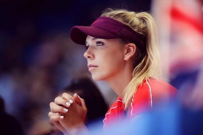 Kenalan dengan Katie Boulter, petenis asal Inggris dengan segudang prestasi. Katie telah memenangkan lima gelar tunggal dan empat ganda di sirkuit wanita International Tennis Federation (ITF). Foto: Instagram