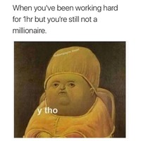 Sudah merasa sangat bekerja keras dan memberikan segalanya untuk perusahaan tapi belum juga jadi miliuner. Kamu nggak sendirian. Foto: Instagram