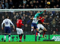 David De Gea main bagus dalam laga ini. Dia membuat serangan Tottenham tumpul. (Foto: Eddie Keogh/Reuters)