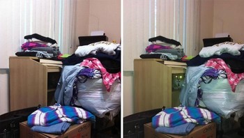 Foto dengan flash dan tanpa flash. Bisa lihat perbedaannya? (Foto: boredpanda)