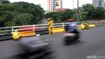 Mulai Tampak Pucat, Flyover Pancoran Dipercantik