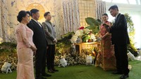 Edrick Tjandra menggelar prosesi Sangjit di Surabaya pada akhir pekan lalu.  Sangjit merupakan prosesi lanjutan usai acara lamaran, di mana keluarga mempelai pria membawakan seserahan kepada mempelai wanita.Foto: Dok. Project Art Plus