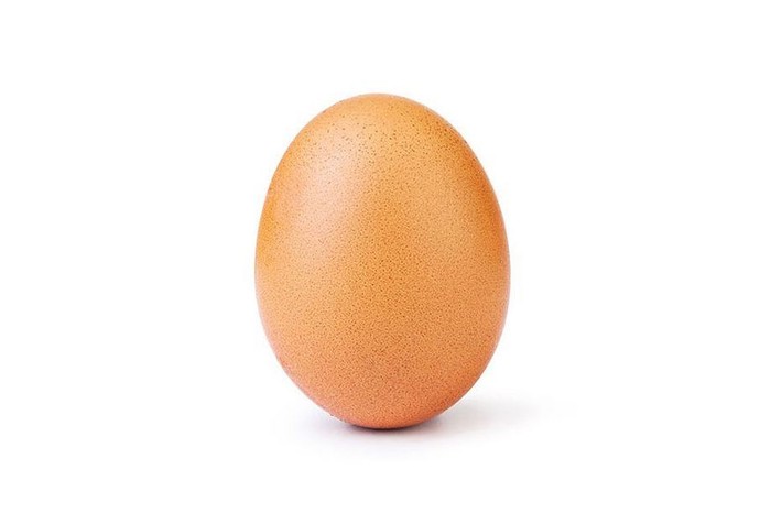  Foto Telur  Ini Pecahkan Rekor Terbaru di Instagram 