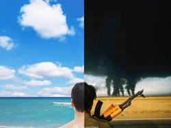 Penggabungan Dua Foto yang Bikin Hati Terenyuh