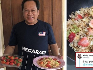 Politisi Malaysia Dikritik Gara-gara Racik Nasi Goreng Pakai Stroberi