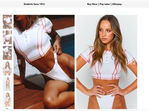 Artis Tampil Seksi dengan Tren V-String Bikini, Bagaimana Jika Wanita Biasa?