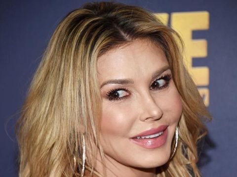 BEVERLY HILLS, CA - DECEMBER 11:  Brandi Glanville arrives at WE tv's Real Love: Relationship Reality TV's Past, Present & Future event at The Paley Center for Media on December 11, 2018 in Beverly Hills, California.  (Photo by Amanda Edwards/Getty Images)