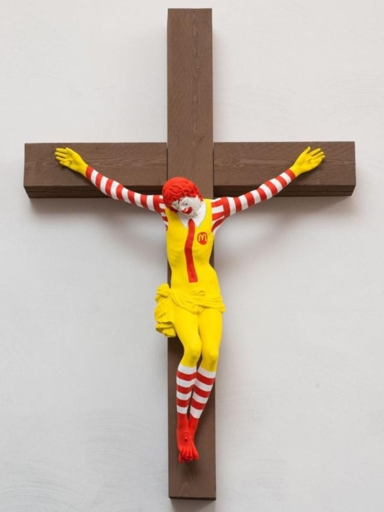 Karya Seni McJesus Picu Kemarahan Umat Kristen di Israel Karya Seni McJesus Picu Kemarahan Umat Kristen di Israel