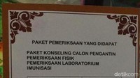 Calon pengantin melakukan tes darah lengkap, gula darah, infeksi menular seksual, HIV, dan hepatitis. Foto: dok. detikHealth  
