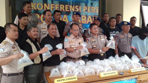 Polda Jabar Amankan Dua Pelaku Penyelundupan 9 Ribu Bayi Lobster