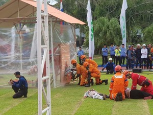 Pemkot Balikpapan & Pertamina Gelar Simulasi Agar Tak Panik Hadapi Bencana